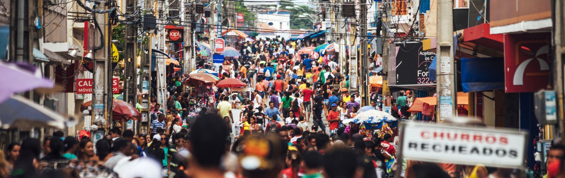 busy foreign street