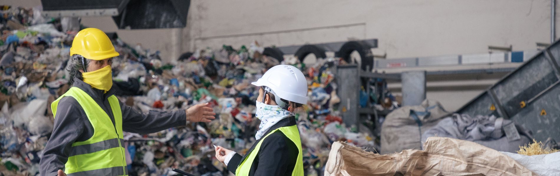 sorting recycling materials