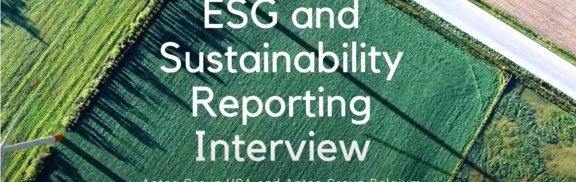 ESG/Sustainability frameworks video interview