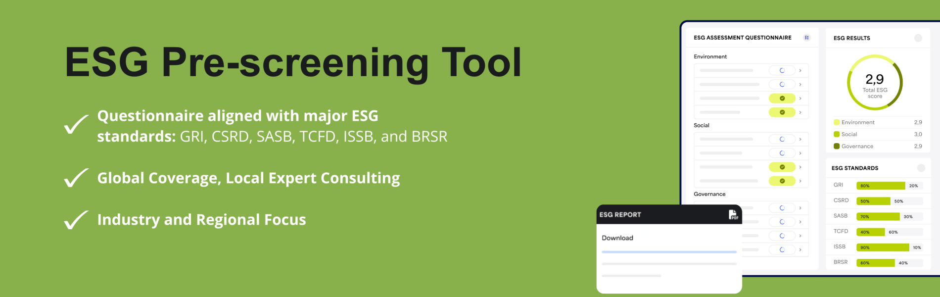 ESG Pre-Screening Tool