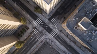 Intersection of roads