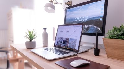 ergonomic office set up