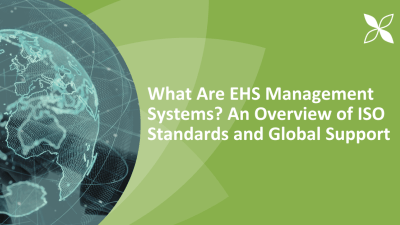 EHS management systems and ISO standards