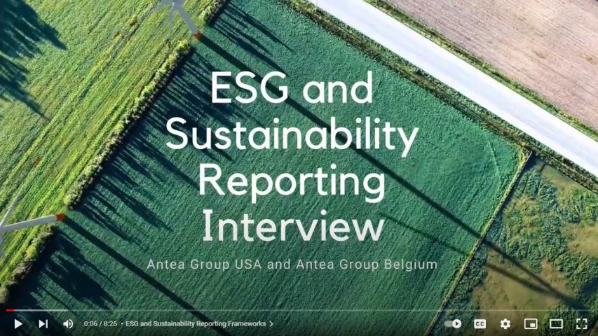 ESG/Sustainability frameworks video interview