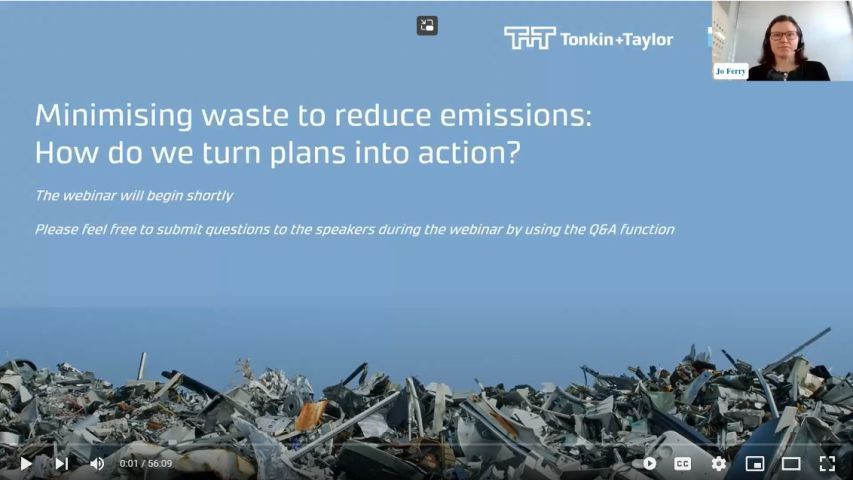 Minimising waste to reduce emissions