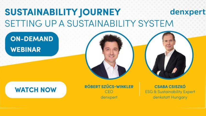 Webinar: Journey - Setting up a corporate sustainability system