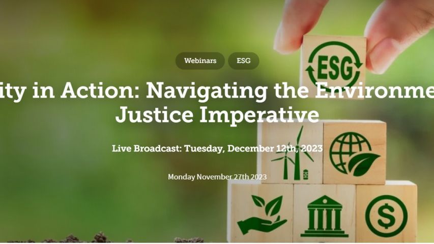 environmental justice webinar